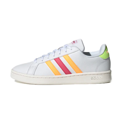 (W) adidas neo Grand Court 'White Pink Orange'