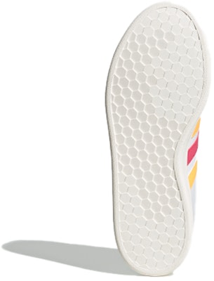 (W) 아디다스 네오 그랜드 코트 '화이트 핑크 오렌지' EG8146 Details for (W) 아디다스 네오 그랜드 코트 '화이트 핑크 오렌지' EG8146