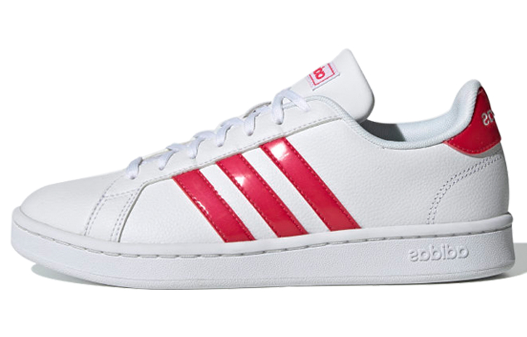 (Women) adidas neo Grand Court White Red EE9688 Nicesnk