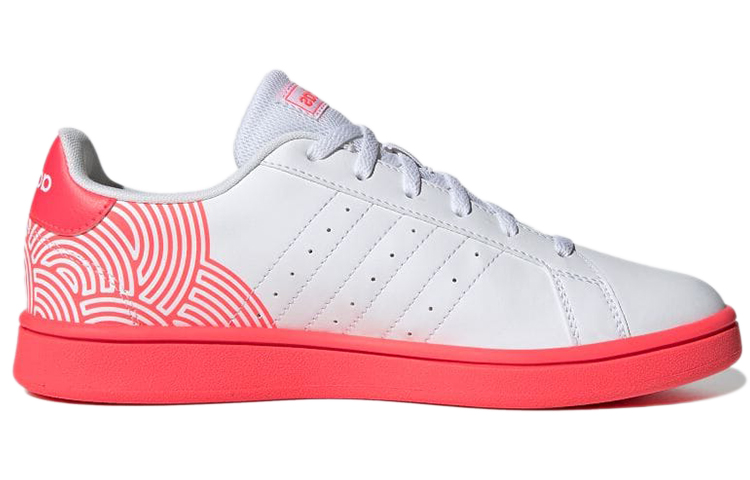 (W) adidas Neo Grand Court 'White Red' 圖 2