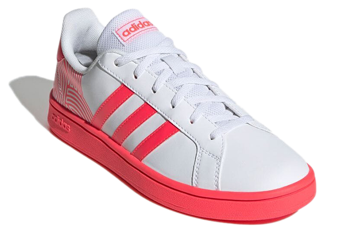 (W) adidas Neo Grand Court 'White Red' 圖 3