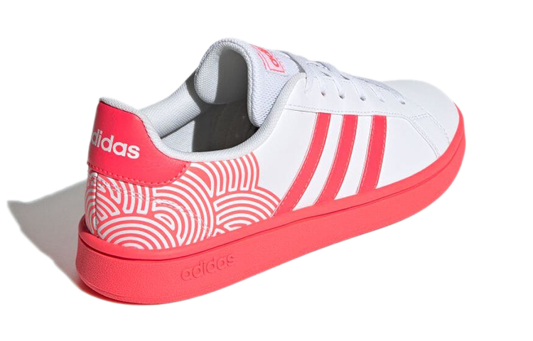(W) adidas Neo Grand Court 'White Red' 圖 4