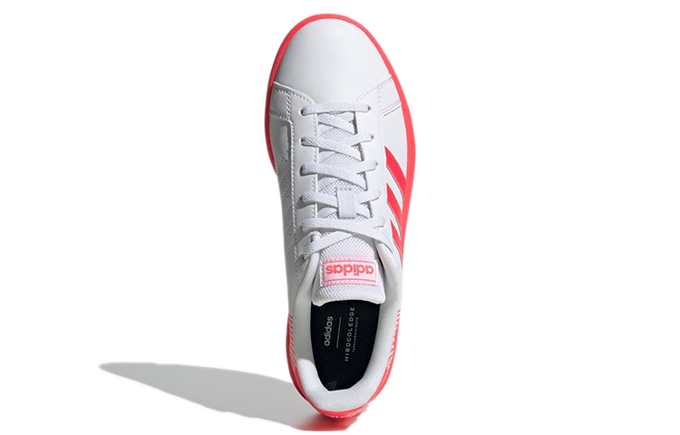 (W) adidas Neo Grand Court 'White Red' 圖 5