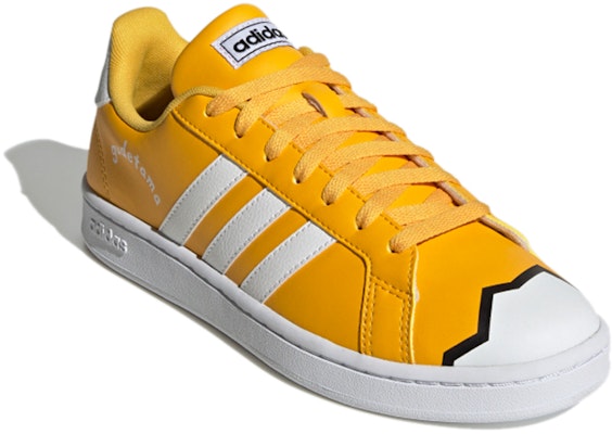(W) adidas neo Grand Court 'Amarillo Negro Blanco' FY3025 Lookbook (W) adidas neo Grand Court 'Amarillo Negro Blanco' FY3025