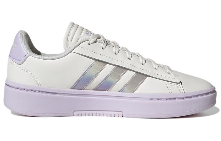 (W) adidas neo Grand Court Alpha 'White Purple' 圖 2