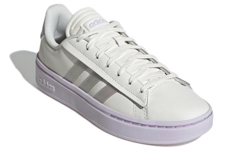 (W) adidas neo Grand Court Alpha 'White Purple' 圖 3