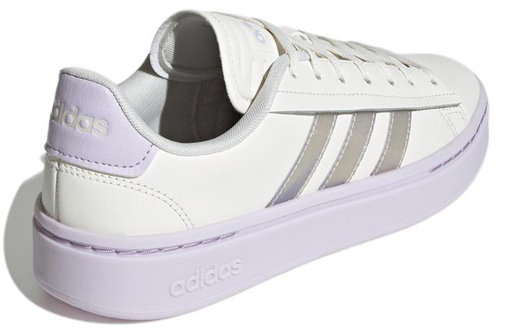 (W) adidas neo Grand Court Alpha 'White Purple' 圖 4