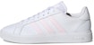 (W) Kasut Adidas Neo Grand Court Base 2.0 'Putih Hampir Merah Jambu' GW9260