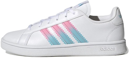 adidas neo Grand Court Base Beyond 耐磨輕便休閒板鞋 女款 白藍粉 Buy adidas neo Grand Court Base Beyond 耐磨輕便休閒板鞋 女款 白藍粉