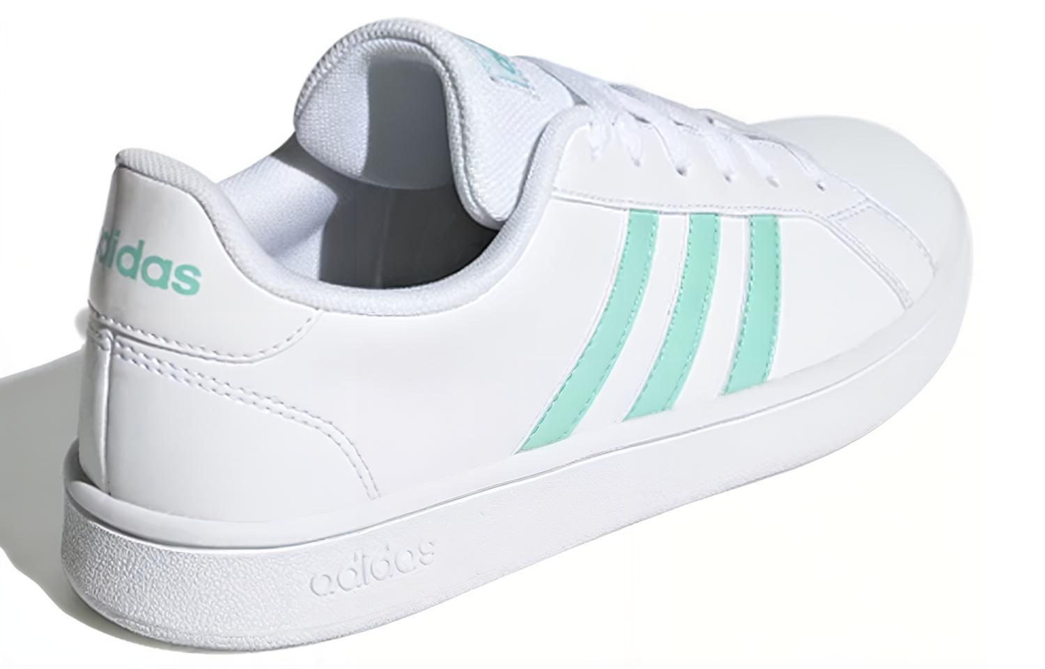 (W) adidas neo Grand Court Base 'White Green' 圖 3