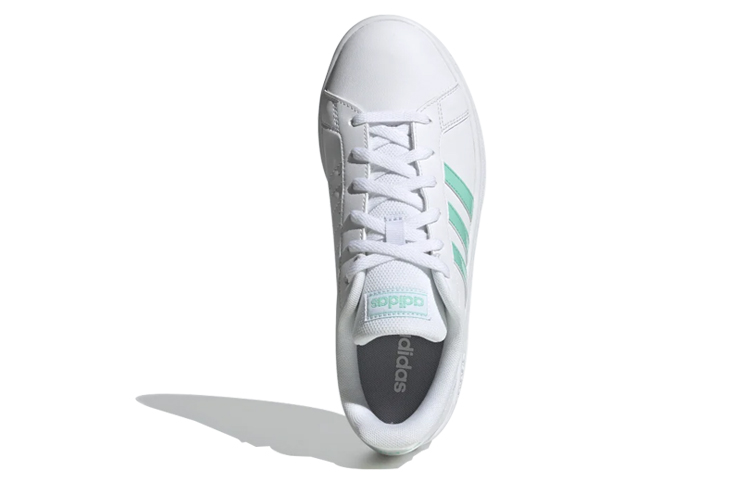 (W) adidas neo Grand Court Base 'White Green' 圖 4