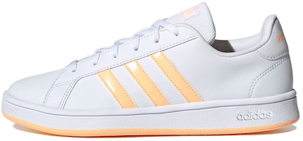 (Women) adidas neo Grand Court Base 'White Orange' FY8819 (Women) adidas neo Grand Court Base 'White Orange' FY8819