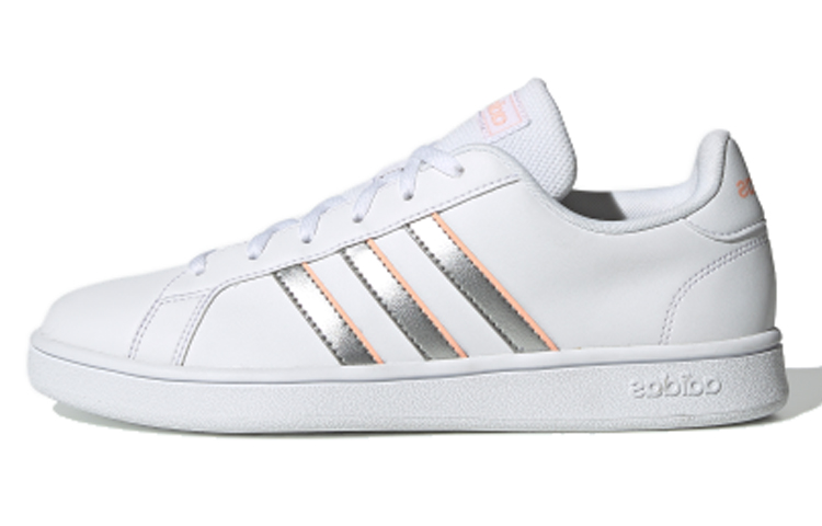 (Women) adidas neo Grand Court Base 'White Silver Pink' EG5949