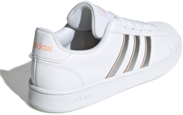 (W) 아디다스 네오 그랜드 코트 베이스 '화이트 실버 핑크' EG5949 Lookbook (W) 아디다스 네오 그랜드 코트 베이스 '화이트 실버 핑크' EG5949