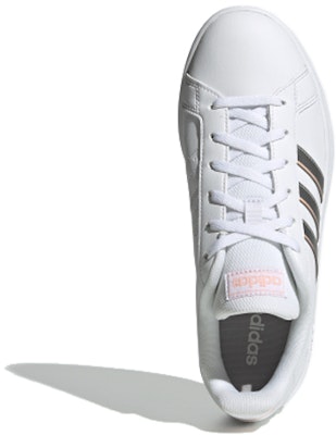 (W) 아디다스 네오 그랜드 코트 베이스 '화이트 실버 핑크' EG5949 Shop (W) 아디다스 네오 그랜드 코트 베이스 '화이트 실버 핑크' EG5949