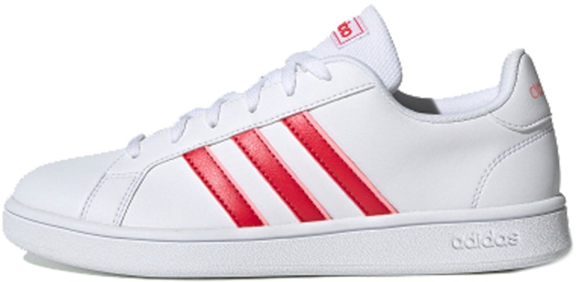 adidas neo GRAND COURT Base 低筒 板鞋 女款 白紅 Buy adidas neo GRAND COURT Base 低筒 板鞋 女款 白紅