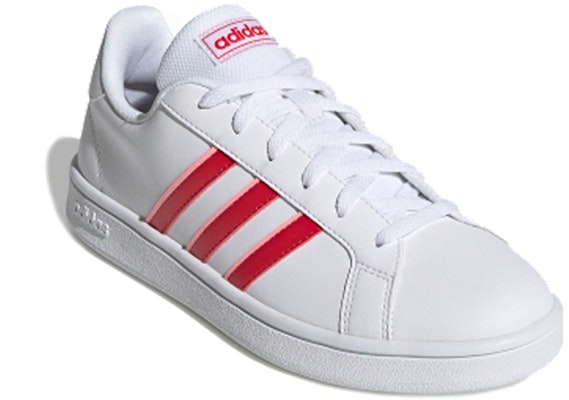 adidas neo GRAND COURT Base 低筒 板鞋 女款 白紅 Order adidas neo GRAND COURT Base 低筒 板鞋 女款 白紅