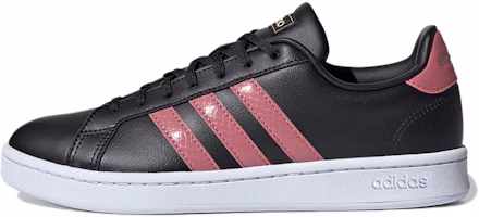 (Women) adidas neo Grand Court Black/Pink FW0798 (Women) adidas neo Grand Court Black/Pink FW0798
