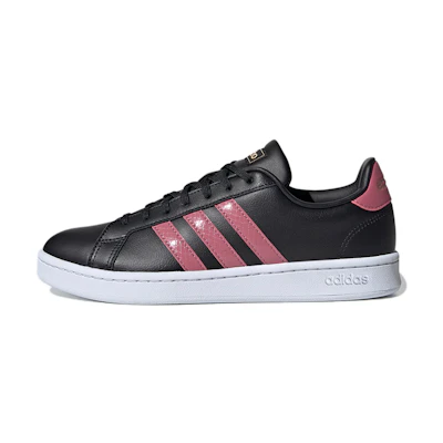(W) adidas neo Grand Court Black/Pink