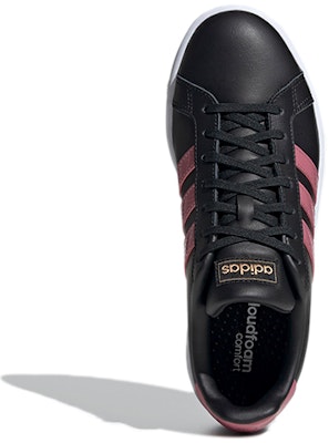 (W) adidas neo Grand Court Hitam/Merah Muda FW0798 Purchase (W) adidas neo Grand Court Hitam/Merah Muda FW0798