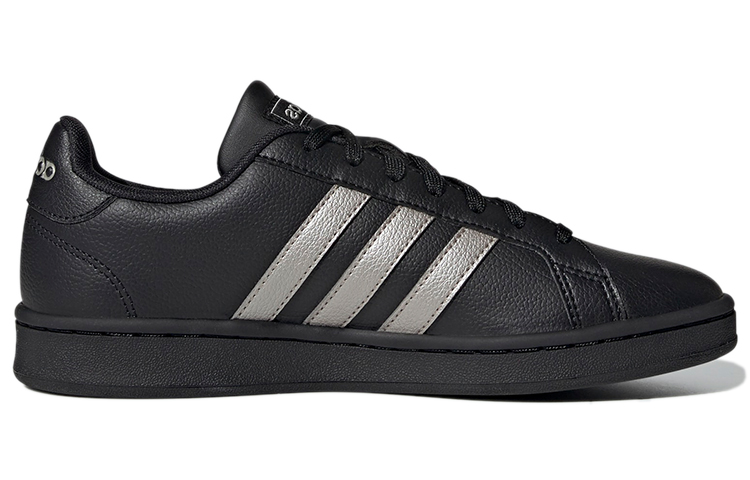 (W) adidas neo Grand Court Black/Silver 圖 2