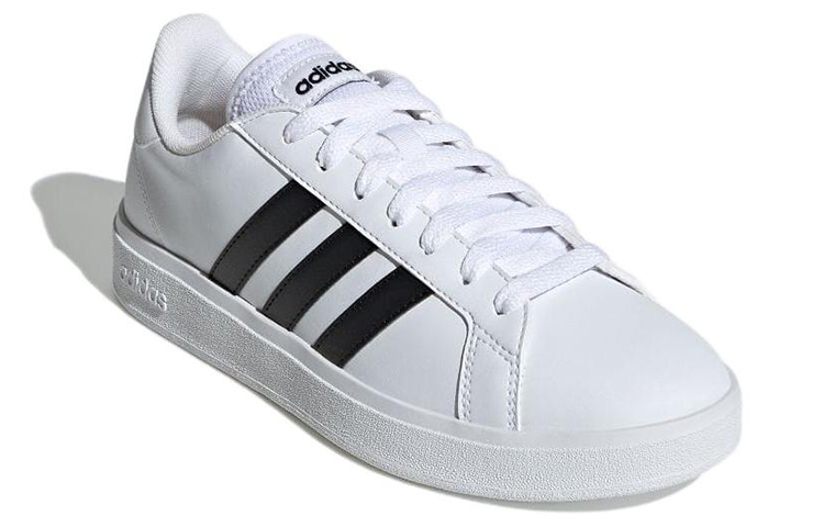 Lookbook adidas neo GRAND COURT Td 生活風格休閒舒適 耐磨 低筒 板鞋 女款 白黑