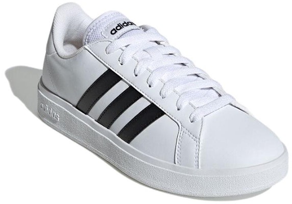 adidas neo GRAND COURT Td 生活風格休閒舒適 耐磨 低筒 板鞋 女款 白黑 Lookbook adidas neo GRAND COURT Td 生活風格休閒舒適 耐磨 低筒 板鞋 女款 白黑