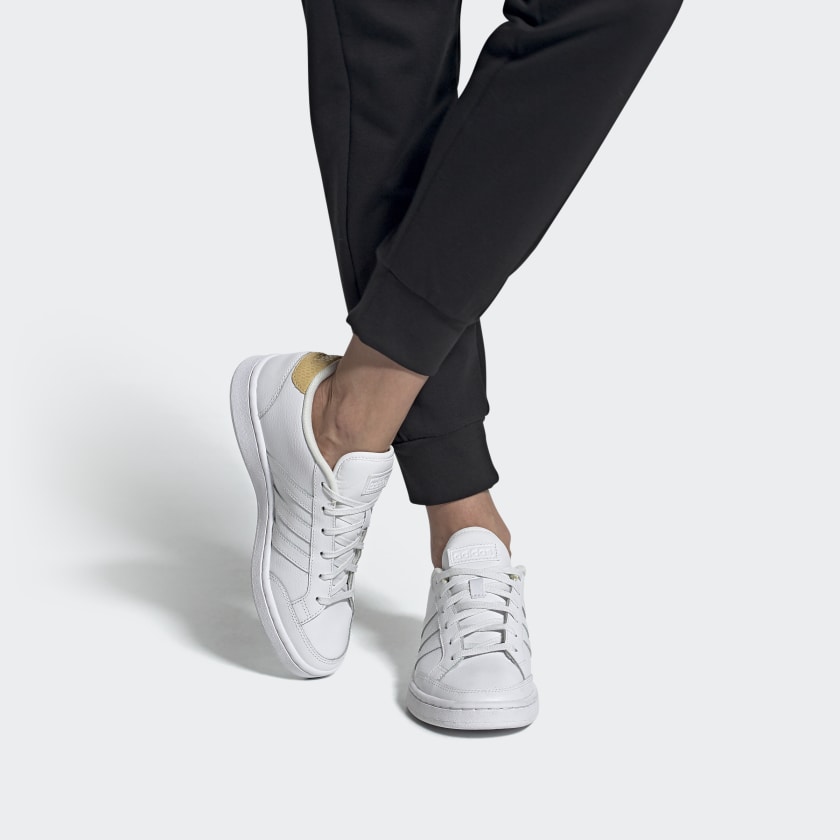 Cheap (W) adidas neo Grand Court Se ''Bianco Giallo'' FW3301