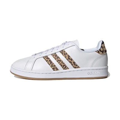 (W) adidas neo Grand Court Shoes White/Brown