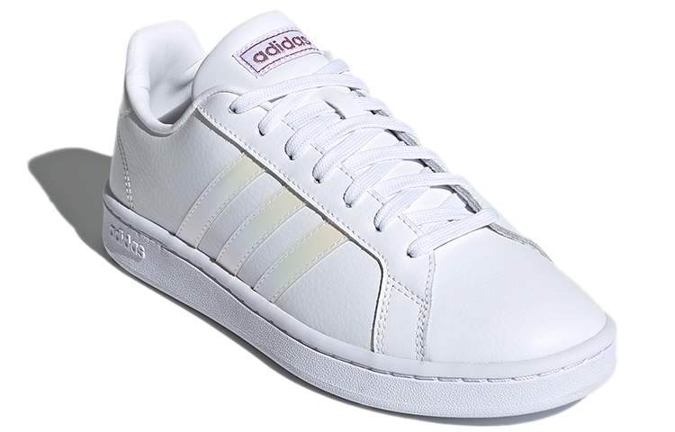 (W) adidas neo Grand Court Shoes White/Yellow/Purple 圖 3
