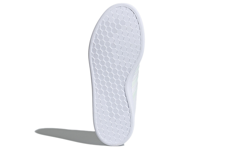 (W) adidas neo Grand Court Shoes White/Yellow/Purple 圖 6