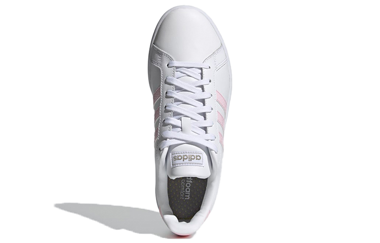 Purchase (W) adidas neo Grand Court Selipar Merah Jambu/Putih FY8932