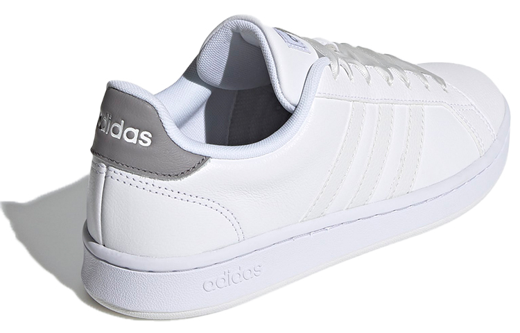 (W) adidas neo Grand Court White/Grey 圖 4
