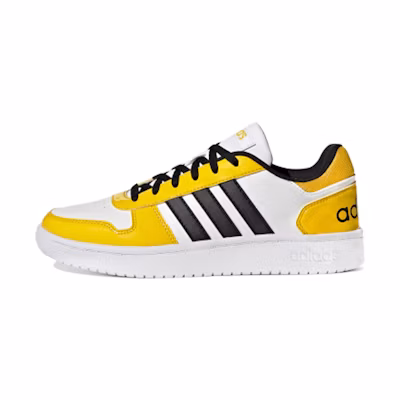 (W) adidas neo Hoops 20 'White Yellow Black'