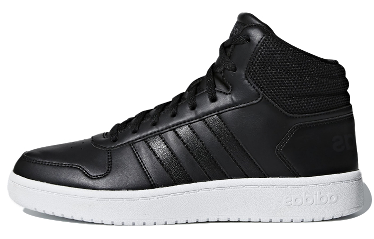 (W) adidas neo Hoops 20 Mid 'Black White'