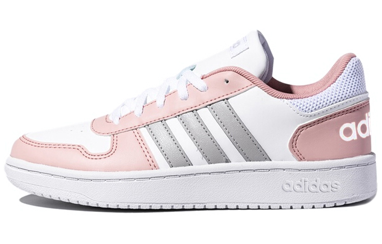 (Women) adidas neo Hoops 'Gray Pink Silver' FW5855