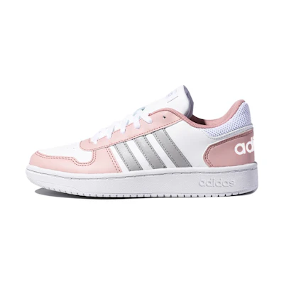 (W) adidas neo Hoops 2.0 'Gray Pink Silver'