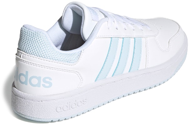 adidas neo Hoops 2.0 防滑耐磨 低筒 板鞋 女款 淺藍白 Shop adidas neo Hoops 2.0 防滑耐磨 低筒 板鞋 女款 淺藍白