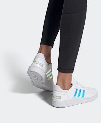 adidas neo Hoops 2.0 防滑減震 低筒 板鞋 女款 白雷射 Details for adidas neo Hoops 2.0 防滑減震 低筒 板鞋 女款 白雷射