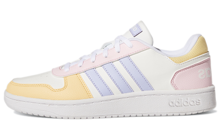 (Women) adidas Neo Hoops 2.0 'White Yellow Pink' GY5903