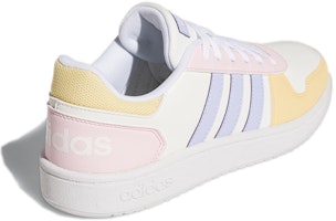 adidas neo Hoops 2.0 拼接 防滑耐磨 低筒 復古籃球鞋 女款 白黃粉 Shop adidas neo Hoops 2.0 拼接 防滑耐磨 低筒 復古籃球鞋 女款 白黃粉