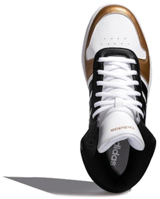 (W) adidas neo Hoops 2.0 Mid 'Hitam Putih Emas' FW6158 Shop (W) adidas neo Hoops 2.0 Mid 'Hitam Putih Emas' FW6158