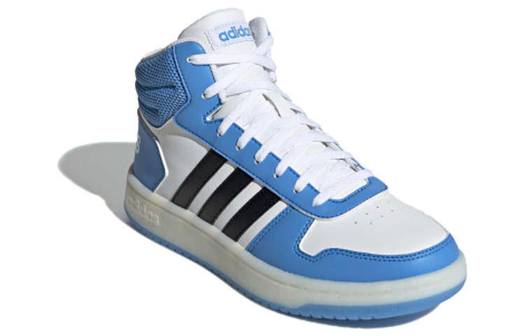 Order (W) adidas neo Hoops 2.0 Tengah 'Biru Putih Hitam' FV2738