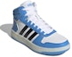 Order (W) adidas neo Hoops 2.0 Tengah 'Biru Putih Hitam' FV2738