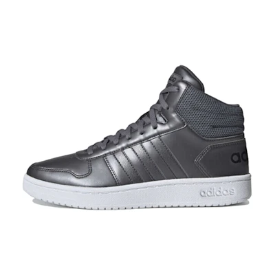 (W) adidas neo Hoops 2.0 Mid 'Gray White'