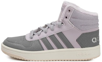 (Women) adidas neo HOOPS 2.0 MID 'Grey Purple' EE7878 (Women) adidas neo HOOPS 2.0 MID 'Grey Purple' EE7878