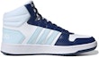 Order adidas neo Hoops 2.0 Mid 減震耐磨 中筒 復古籃球鞋 女款 白藍