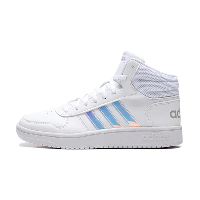 (W) adidas neo Hoops 2.0 Mid 'White Bluepurple'