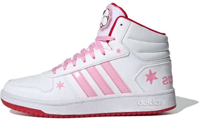 (W) adidas neo Hoops 2.0 Mid 'Putih Pink' FW8031 Buy (W) adidas neo Hoops 2.0 Mid 'Putih Pink' FW8031