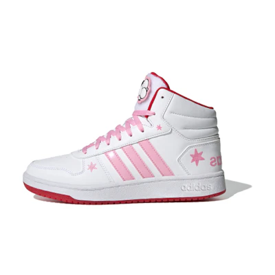 (W) adidas neo Hoops 2.0 Mid 'White Pink'